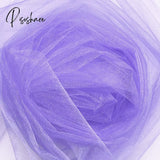 Cheap!48Cm*5Meter Sheer Crystal Organza Tulle Roll Fabric For Draping Wedding Ceremony Party Home