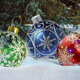 Christmas 60Cm Outdoor Inflatable Ball Made Pvc Giant Large Balls Tree Decorations Toy Xmas Gifts