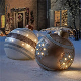 Christmas 60Cm Outdoor Inflatable Ball Made Pvc Giant Large Balls Tree Decorations Toy Xmas Gifts