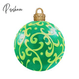 Christmas 60Cm Outdoor Inflatable Ball Made Pvc Giant Large Balls Tree Decorations Toy Xmas Gifts