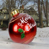 Christmas 60Cm Outdoor Inflatable Ball Made Pvc Giant Large Balls Tree Decorations Toy Xmas Gifts