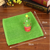 Christmas Cake Shape Towel Dinner Decor New Year Decorations For Home Ornaments Navidad Noel