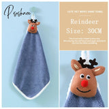 Christmas Cake Shape Towel Dinner Decor New Year Decorations For Home Ornaments Navidad Noel Elk 1