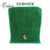 Christmas Cake Shape Towel Dinner Decor New Year Decorations For Home Ornaments Navidad Noel Green