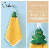 Christmas Cake Shape Towel Dinner Decor New Year Decorations For Home Ornaments Navidad Noel Tree 1