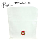 Christmas Cake Shape Towel Dinner Decor New Year Decorations For Home Ornaments Navidad Noel White
