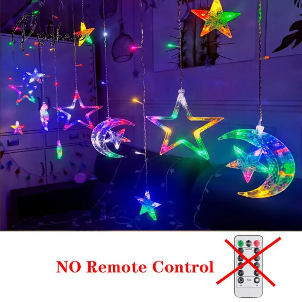 Christmas Decor String Garland Curtain Light Led For Wedding Home Tree Ornament Navidad Xmas Gift