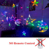 Christmas Decor String Garland Curtain Light Led For Wedding Home Tree Ornament Navidad Xmas Gift