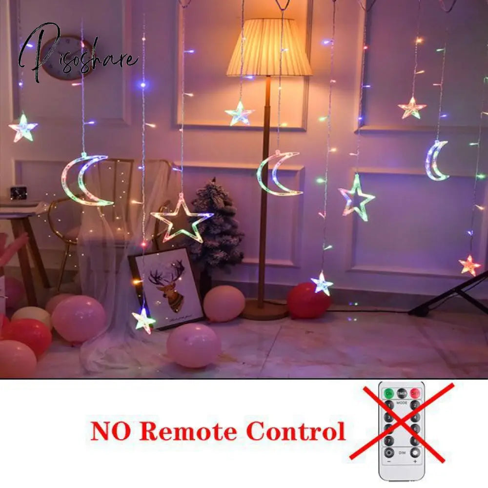 Christmas Decor String Garland Curtain Light Led For Wedding Home Tree Ornament Navidad Xmas Gift