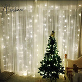 Christmas Lights Fairy Garland 6X3M/3X3M Led Icicle Light String Navidad Decoration New Year