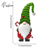 Christmas Outdoor Yard Sign Xmas Gnome Shape Garden Decorations With Stakes Home New Year Navidad