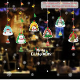 Christmas Window Sticker Merry Decorations For Home Cristmas Ornament Xmas Navidad Natal Gifts New