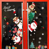 Christmas Window Sticker Merry Decorations For Home Cristmas Ornament Xmas Navidad Natal Gifts New