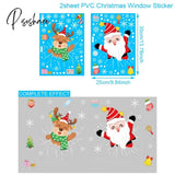 Christmas Window Sticker Merry Decorations For Home Xmas Navidad Natal Noel Gift Ornament New Year