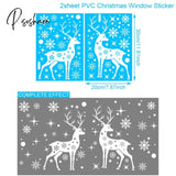 Christmas Window Sticker Merry Decorations For Home Xmas Navidad Natal Noel Gift Ornament New Year