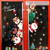 Christmas Window Sticker Merry Decorations For Home Xmas Navidad Natal Noel Gift Ornament New Year