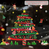 Christmas Window Stickers Decorations For Home Wall Sticker Kids Room Decals Navidad New Year 2023