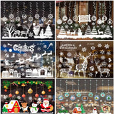 Christmas Window Stickers Merry Decorations For Home Wall Sticker Kids Room Decals New Year