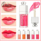 Clear Fashion 6Ml Crystal Jelly Moisturizing Lip Oil Plumping Gloss Sexy Plump Glow Tinted Plumper