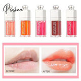 Clear Fashion 6Ml Crystal Jelly Moisturizing Lip Oil Plumping Gloss Sexy Plump Glow Tinted Plumper