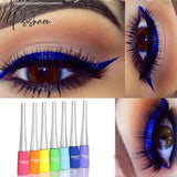 Cmaadu Colorful Liquid Eyeliner Blue Waterproof Long Lasting Diamond Matte Eyeliner Gel Women Makeup Cosmetics HF153