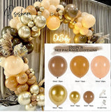 Coffee Brown Balloon Garland Arch Kit Wedding Birthday Party Decor Kids Baloon Baby Shower Globos