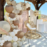 Coffee Brown Balloon Garland Arch Kit Wedding Birthday Party Decor Kids Baloon Baby Shower Globos