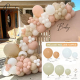 Coffee Brown Balloon Garland Arch Kit Wedding Birthday Party Decor Kids Baloon Baby Shower Globos