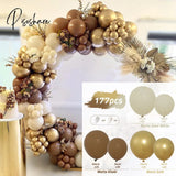 Coffee Brown Balloon Garland Arch Kit Wedding Birthday Party Decor Kids Baloon Baby Shower Globos