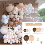 Coffee Brown Balloon Garland Arch Kit Wedding Birthday Party Decor Kids Baloon Baby Shower Globos