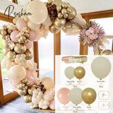 Coffee Brown Balloon Garland Arch Kit Wedding Birthday Party Decor Kids Baloon Baby Shower Globos