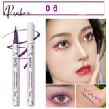 Colorful Matte Liquid Eyeliner Pencil Quick Dry Waterproof Makeup White Green Eye Liner Eyes