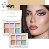 Concealer Palette Long-Lasting Moisturize Cream Bronzer Contouring Brightening Highlighter Face