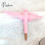 Creative Wall Hanging Swan Plush Stuffed Doll Fabric Family Bedroom Nursery Room Decor Ornaments