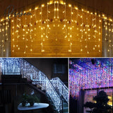 Curtain Led String Lights 8 Modes Christmas Balls Light Decoration Holiday Wedding Fairy Garland