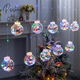 Curtain Led String Lights 8 Modes Christmas Balls Light Decoration Holiday Wedding Fairy Garland