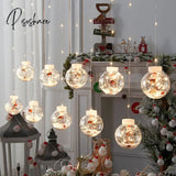 Curtain Led String Lights 8 Modes Christmas Balls Light Decoration Holiday Wedding Fairy Garland