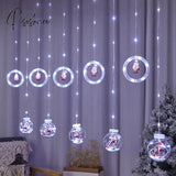 Curtain Led String Lights 8 Modes Christmas Balls Light Decoration Holiday Wedding Fairy Garland