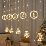 Curtain Led String Lights 8 Modes Christmas Balls Light Decoration Holiday Wedding Fairy Garland