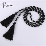 Curtain Tassel Accessories Brushes Curtain Rope Decorative Straps Tassel Pendant 12 Colors Black
