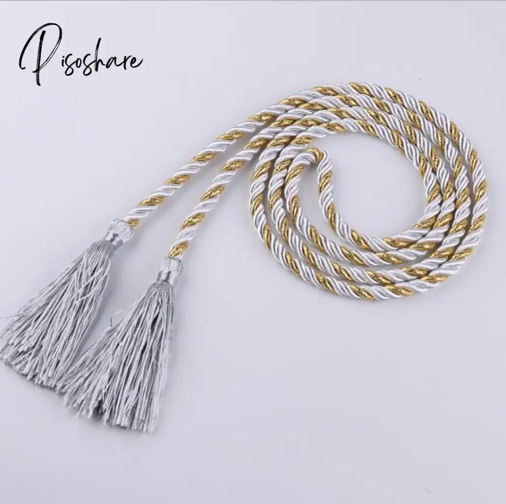 Curtain Tassel Accessories Brushes Curtain Rope Decorative Straps Tassel Pendant 12 Colors Gray