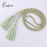 Curtain Tassel Accessories Brushes Curtain Rope Decorative Straps Tassel Pendant 12 Colors Green