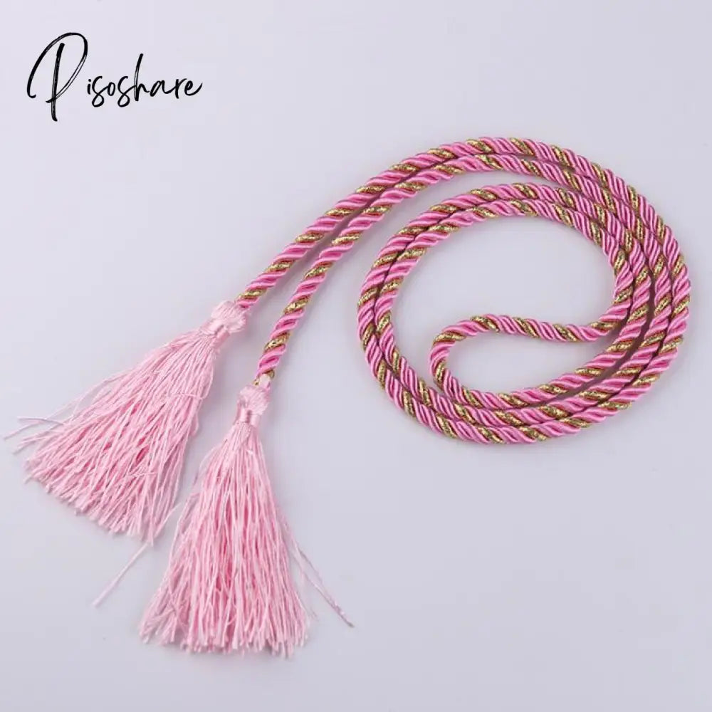 Curtain Tassel Accessories Brushes Curtain Rope Decorative Straps Tassel Pendant 12 Colors Pink