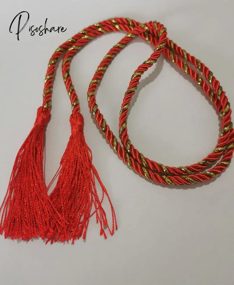 Curtain Tassel Accessories Brushes Curtain Rope Decorative Straps Tassel Pendant 12 Colors Red