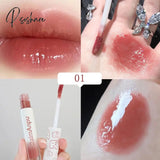 Cute Mirror Lipstick Makeup Matte Texture Waterproof Long Lasting Sweat Resistant Rich Color Silky