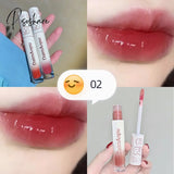 Cute Mirror Lipstick Makeup Matte Texture Waterproof Long Lasting Sweat Resistant Rich Color Silky