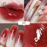 Cute Mirror Lipstick Makeup Matte Texture Waterproof Long Lasting Sweat Resistant Rich Color Silky