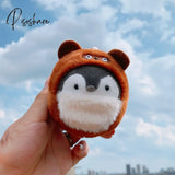 Cute Penguin Doll Keys Keychain Girls Cartoon Car Keyring Kawaii Women Bag Accessories Creative