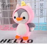 Cute Penguin Doll Keys Keychain Girls Cartoon Car Keyring Kawaii Women Bag Accessories Creative