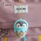 Cute Penguin Doll Keys Keychain Girls Cartoon Car Keyring Kawaii Women Bag Accessories Creative